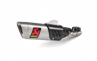 Akrapovic Slip-on Line Titanium Einddemper met E-keur Yamaha YZF R6 2017 2020